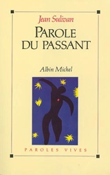 Parole du passant - Jean Sulivan