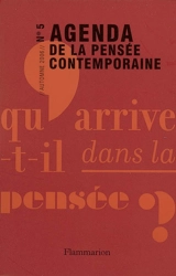 Agenda de la pensée contemporaine, n° 5 - Centre Roland Barthes (Paris)