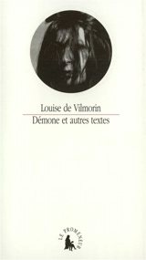 Démone et autres textes - Louise de Vilmorin