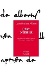 De l'art d'édifier - Leon Battista Alberti