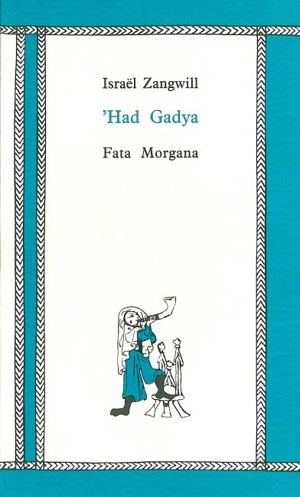 Had Gadya - Israel Zangwill