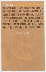 Traité de la science de Dieu : textes choisis, suivis de cinq extraits de l'Hygiène pure et nouvelle - Pierre Roux