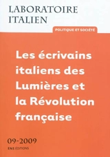 Laboratoire italien, n° 9. Les écrivains italiens des Lumières et la Révolution française