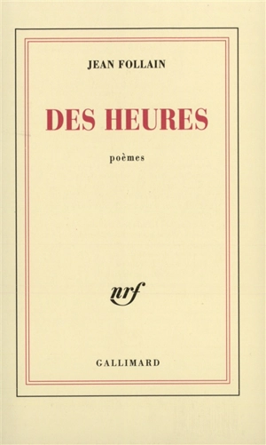 Des heures - Jean Follain