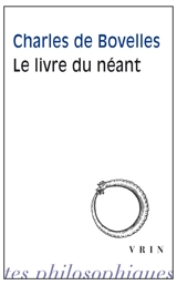 Le livre du néant - Charles de Bovelles