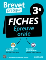 Fiches épreuve orale 3e