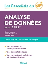 Analyse de données avec SPSS : cours, QCM, exercices, corrigés - Simon Porcher