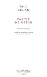 Partie de neige - Paul Celan
