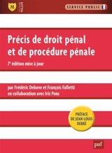 Précis de droit pénal et de procédure pénale - Frédéric Debove