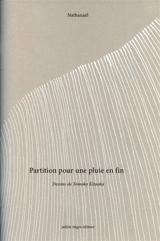 Partition pour une pluie en fin - Nathanaël