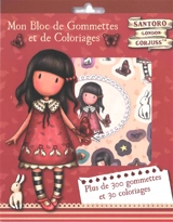 Santoro London Gorjuss : mon bloc de gommettes et de coloriages - Pimchou