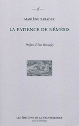 La patience de Némésis - Marlène Zarader