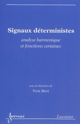 Signaux déterministes : analyse harmonique et fonctions certaines