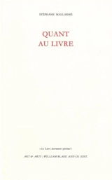 Le livre, instrument spirituel - Stéphane Mallarmé