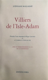 Villiers de L'Isle-Adam - Stéphane Mallarmé