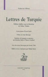 Lettres de Turquie - Kelemen Mikes