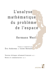 L'analyse mathématique du problème de l'espace - Hermann Weyl