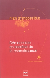 Démocratie et société de la connaissance - Daniel Innerarity
