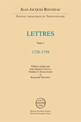 Lettres - Jean-Jacques Rousseau