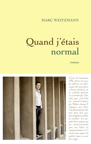 Quand j'étais normal - Marc Weitzmann