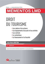 Droit du tourisme - Jean-Marie Breton