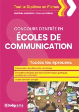 Concours d'entrée en écoles de communication : toutes les épreuves - Mathilde Aubinaud