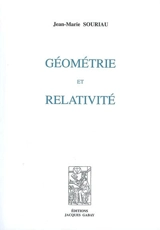 Géométrie et relativité - Jean-Marie Souriau