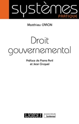 Droit gouvernemental - Matthieu Caron