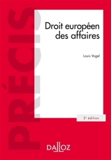 Droit européen des affaires - Louis Vogel