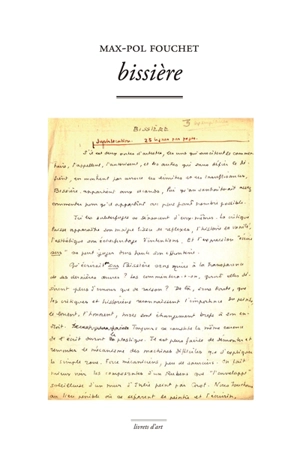 Bissière - Max-Pol Fouchet