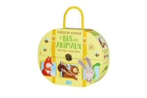 Le bus des animaux : petit livre + puzzle géant - Ester Tomè