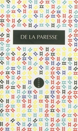 De la paresse - Robert Louis Stevenson