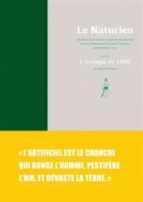 Le Naturien. L'écologie en 1898