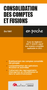 Consolidation des comptes et fusion - Eric Tort