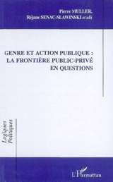 Genre et action publique : la frontière public-privé en questions