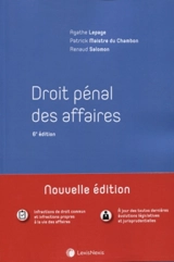 Droit pénal des affaires - Agathe Lepage