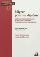 Migrer pour un diplôme : les étudiants ressortissants de pays tiers à l'UE dans l'enseignement supérieur belge