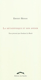 La métaphysique et son avenir - Ernest Renan