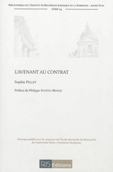 L'avenant au contrat - Sophie Pellet