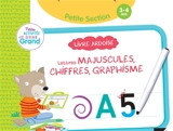 Lettres majuscules, chiffres, graphisme, maternelle, petite section, 3-4 ans : livre ardoise - Marie-Hélène Van Tilbeurgh