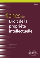 Fiches de droit de la propriété intellectuelle - Jean-Pierre Clavier