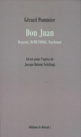 Don Juan : repenti, déMETOOflé, pardonné - Gérard Pommier