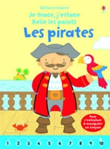Les pirates : je trace, j'efface, relie les points - Katrina Fearn