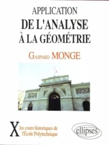 Application de l'analyse à la géométrie - Gaspard Monge