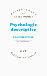 Psychologie descriptive - Franz Brentano