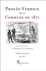 Procès-verbaux de la Commune de 1871. Vol. 2. Mai 1871