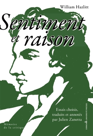 Sentiment et raison - William Hazlitt
