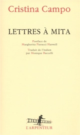 Lettres à Mita - Cristina Campo