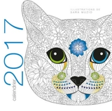 Calendrier mural coloriage chats 2017 - Sara Muzio