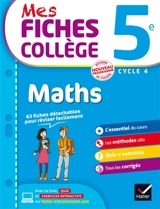 Maths 5e, cycle 4